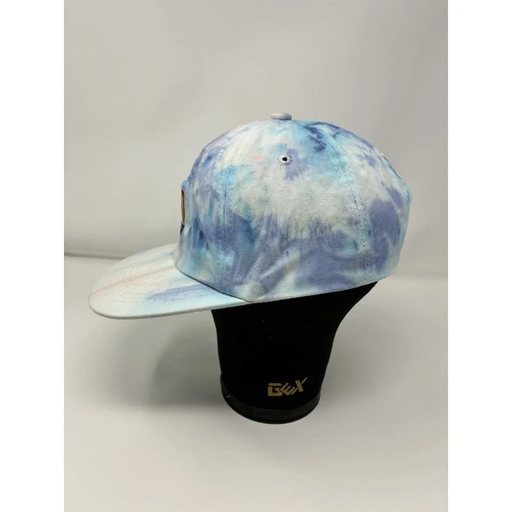Deep Eddy Vodka Tie Dye Hat Rainbow Pride‎ Progressive Flag Adjustable Strapback
